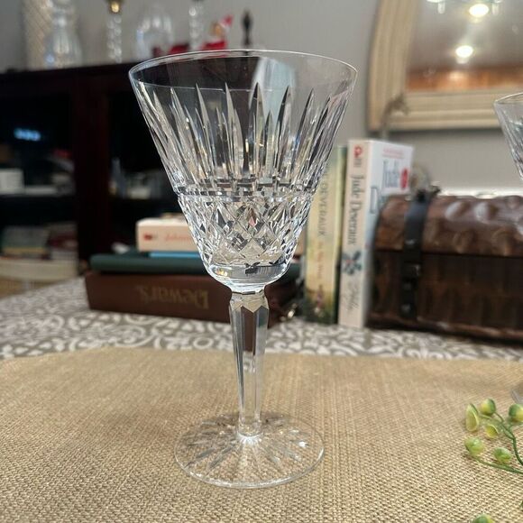 COPY Waterford Crystal‎ Maeve Pattern Set of 3 Wine Goblet Glasses Vintage Rare! - Picture 4 of 9